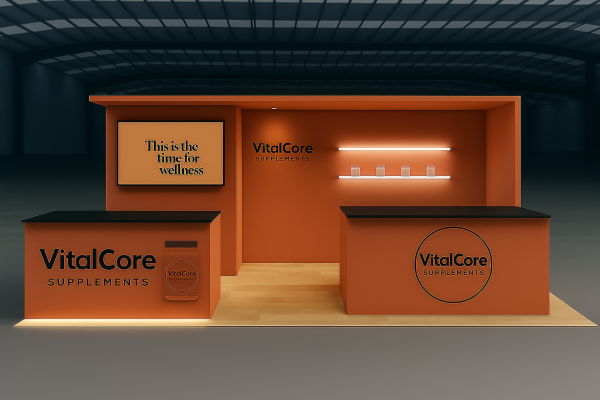 Orlando 10x20 Custom Exhibit Rental