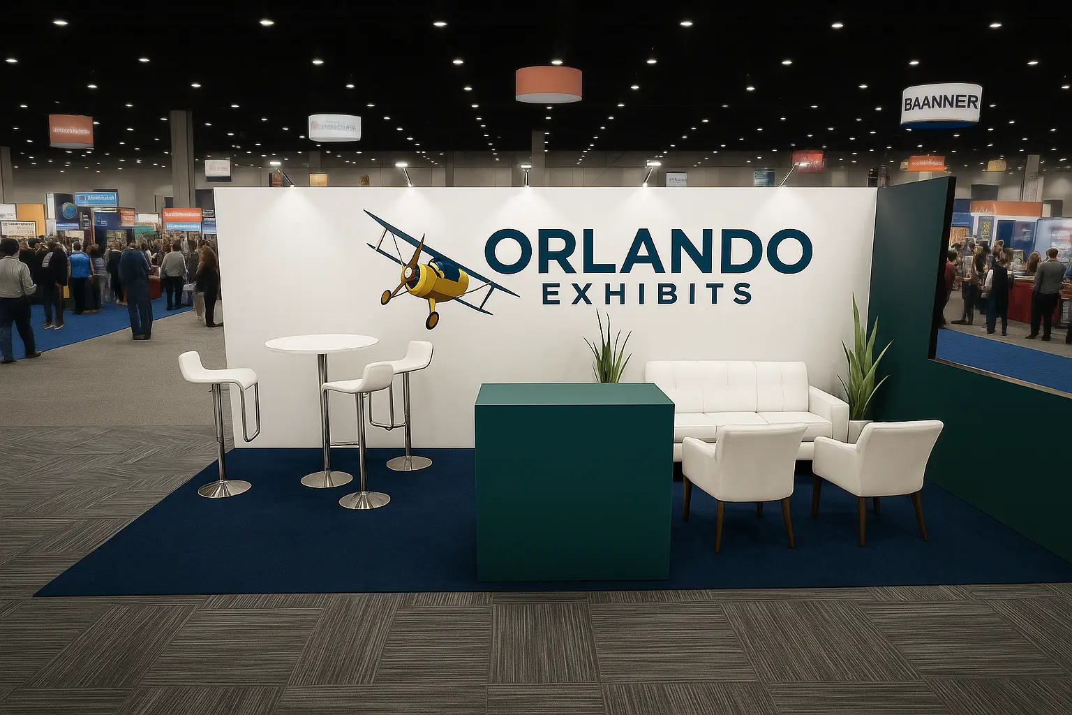 10x20 Orlando Exhibit Rental Custom