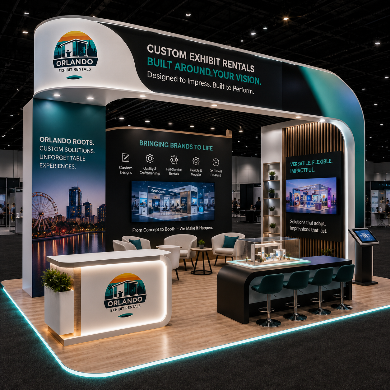 Orlando Exhibit Rentals custom rental exhibits​ display