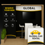 10×10 Brand Promotion Trade Show Booth – Orlando