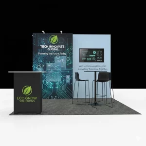 10×10 Modular Trade Show Booth Rental – Orlando