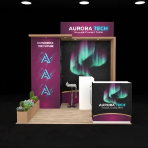 10×10 Fabric Display Trade Show Booth – Orlando