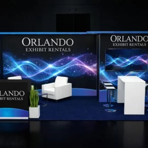 10×20 Custom LED Exhibit Booth Design – Orlando