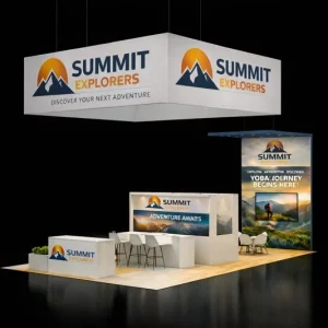 20×30 Travel & Tourism Trade Show Booth – Orlando
