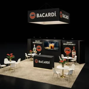 20×20 Brand Promotion Trade Show Booth – Orlando