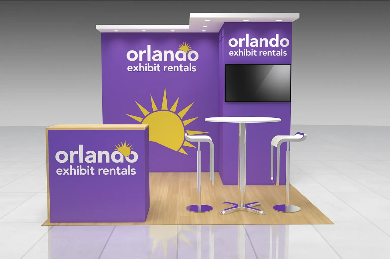Trade show display booth design
